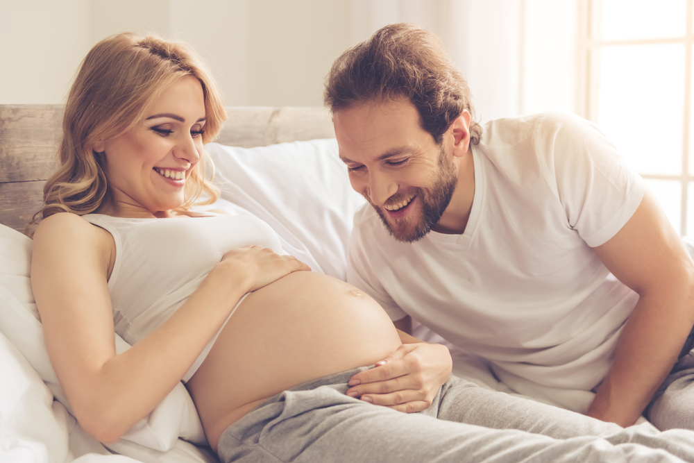 Having a proper support system helps ease pregnancy stress