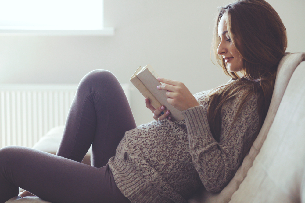 Reading up about pregnancy can help manage your stress