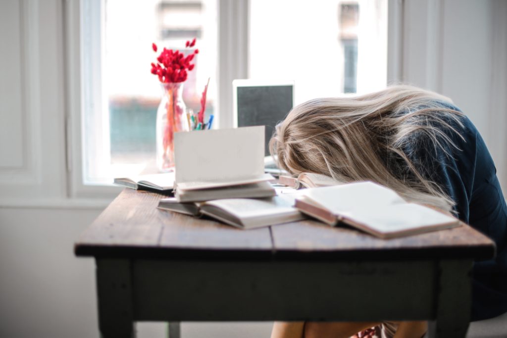 Fatigue and low energy for a prolonged period are a sign of stress.