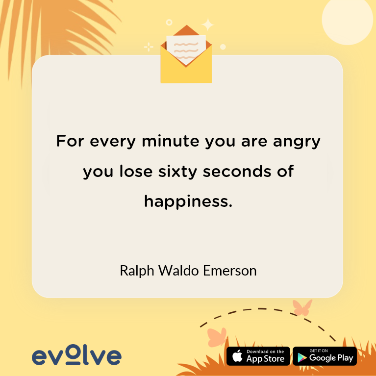 A quote on anger by Ralph Waldo Emerson