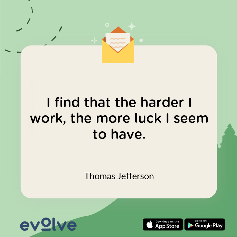 A quote on focus and work by Thomas Jefferson