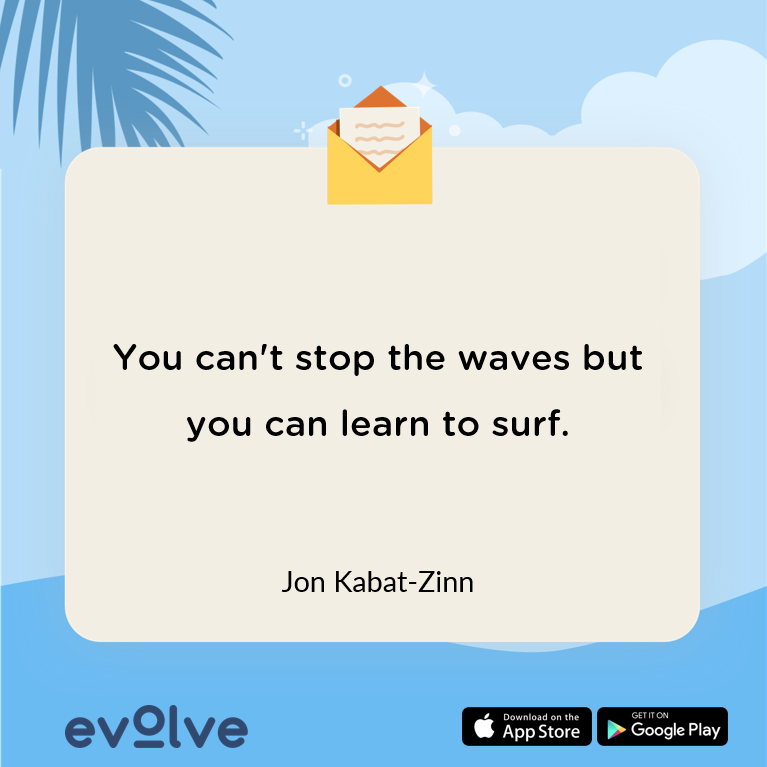 A quote on facing challenges and positivity by Jon Kabat-Zinn