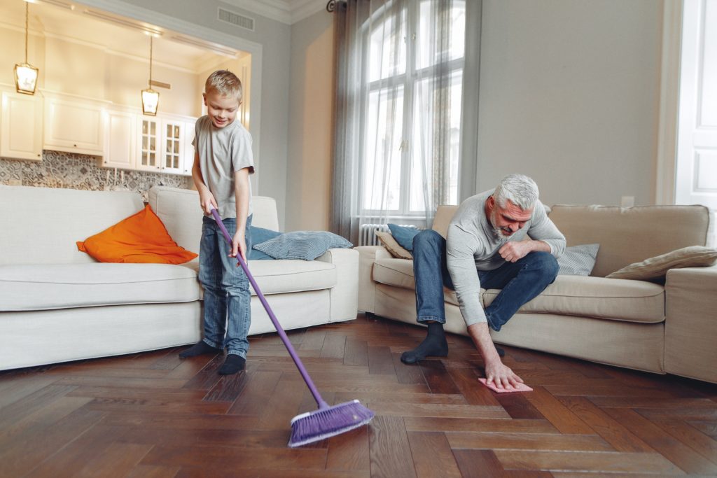 Mindful cleaning is a simple way to practice mindfulness when at home.