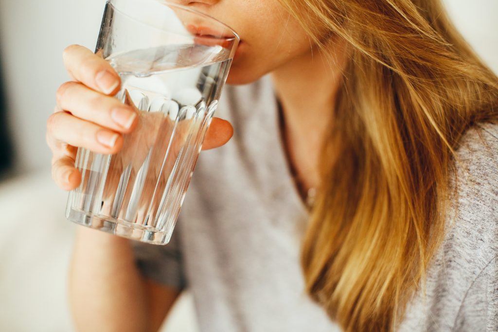 Drinking water will help you calm down and ease deadline stress