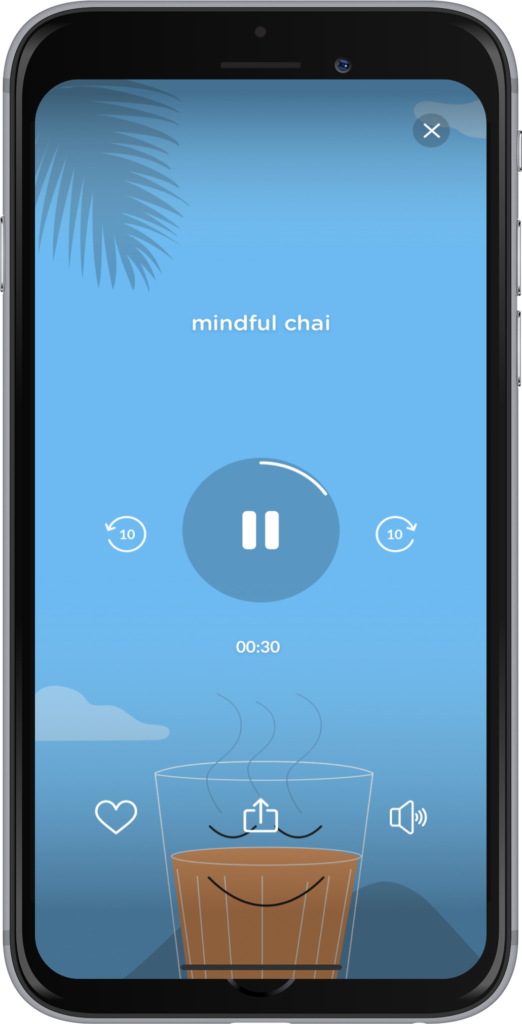 Mindful chai is easy to practice. Keep your cup of tea with you and start being mindful!