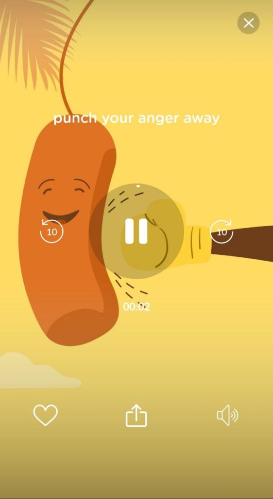 Feeling frustrated? Punch your anger away and feel better.