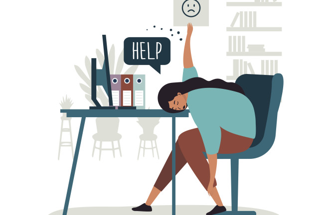 work stress vs burnout